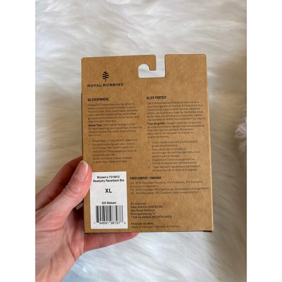 Royal Robbins New Ready Dry Racerback Active Bra Size XL - Picture 10 of 10